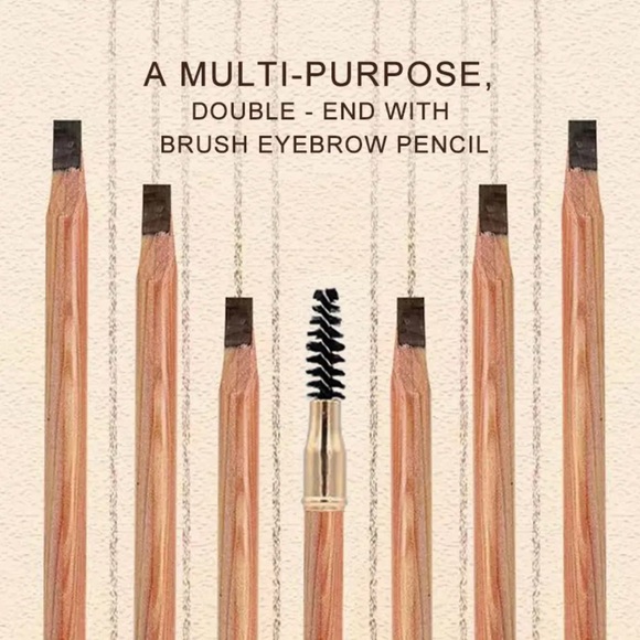 Flat Tip Eyebrow Pencil, Flat Refill, Waterproof (Pack of 2) - Picture 9 of 11